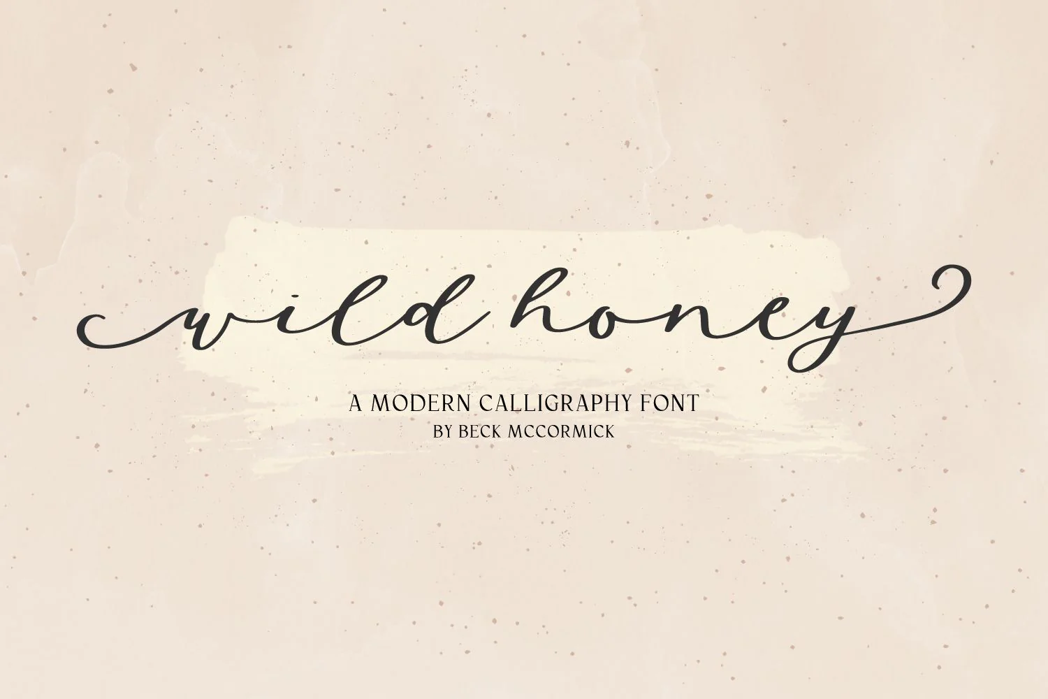 Wild Honey Script Font