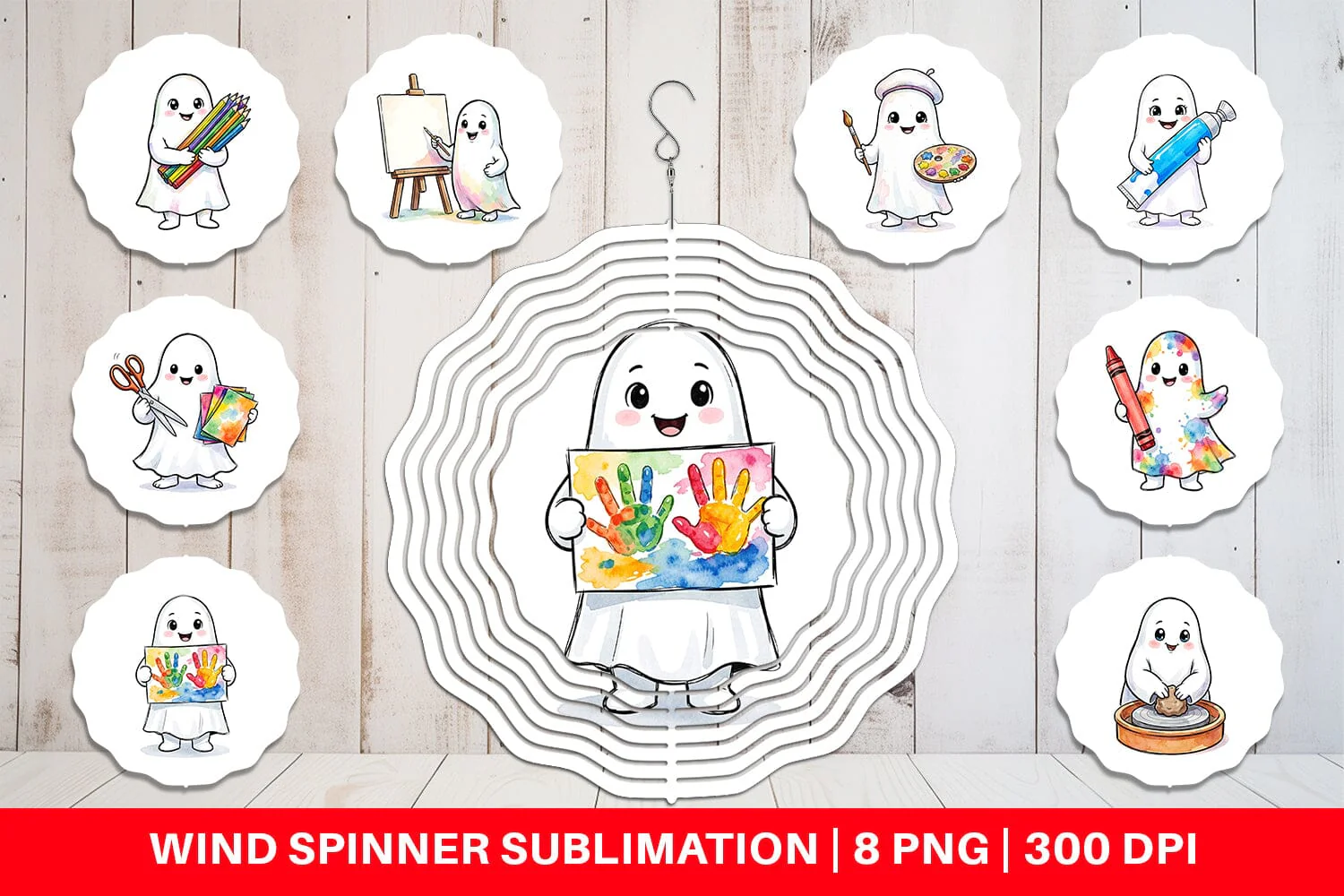 Wind Spinner Creative Art Teacher Ghost