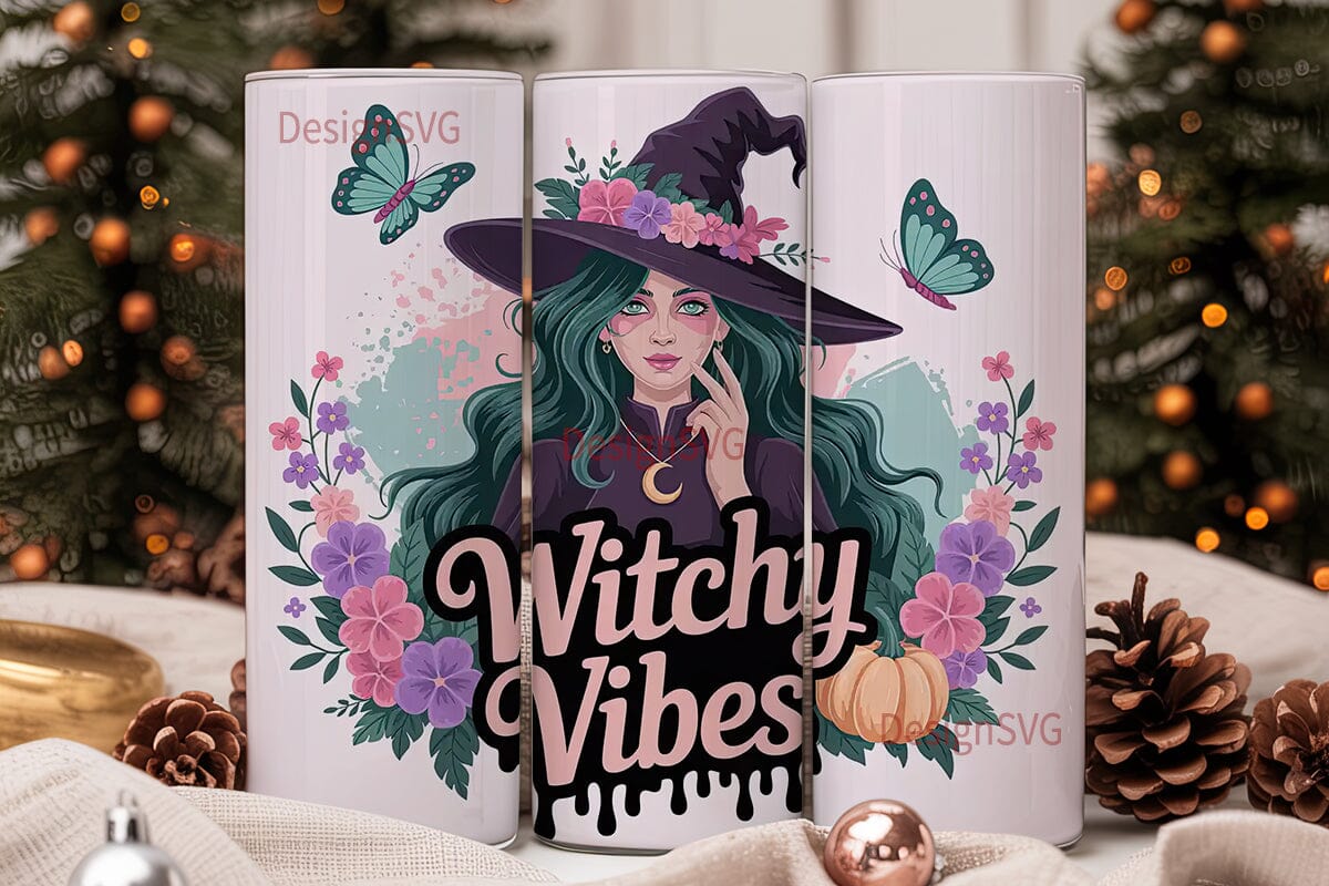 Witchy Vibes 20oz Tumbler Wrap - Image 2