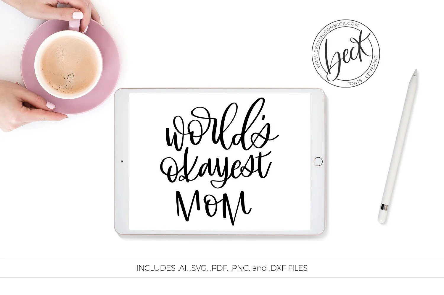 World's Okayest Mom SVG