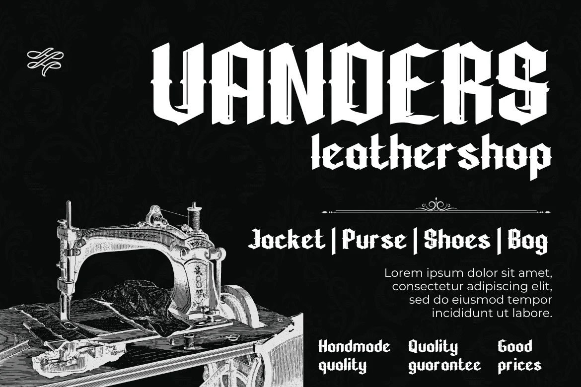 WUSHIN Blackletter font - Image 10