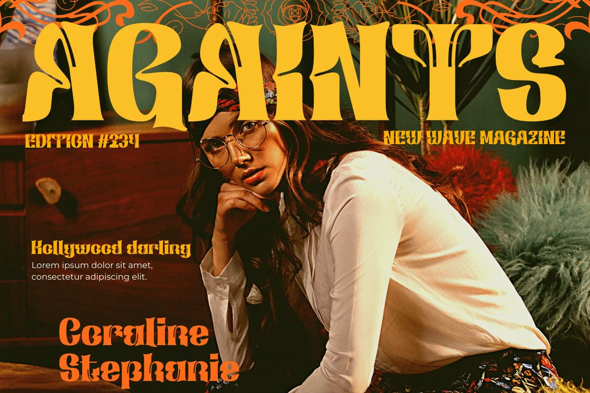 Xagetif | Groovy Retro Font - Image 4