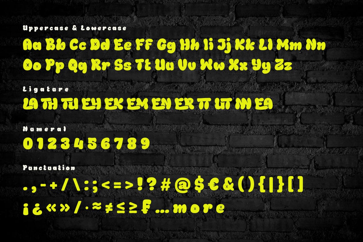Xerulah - Bubble Graffiti Font - Image 8