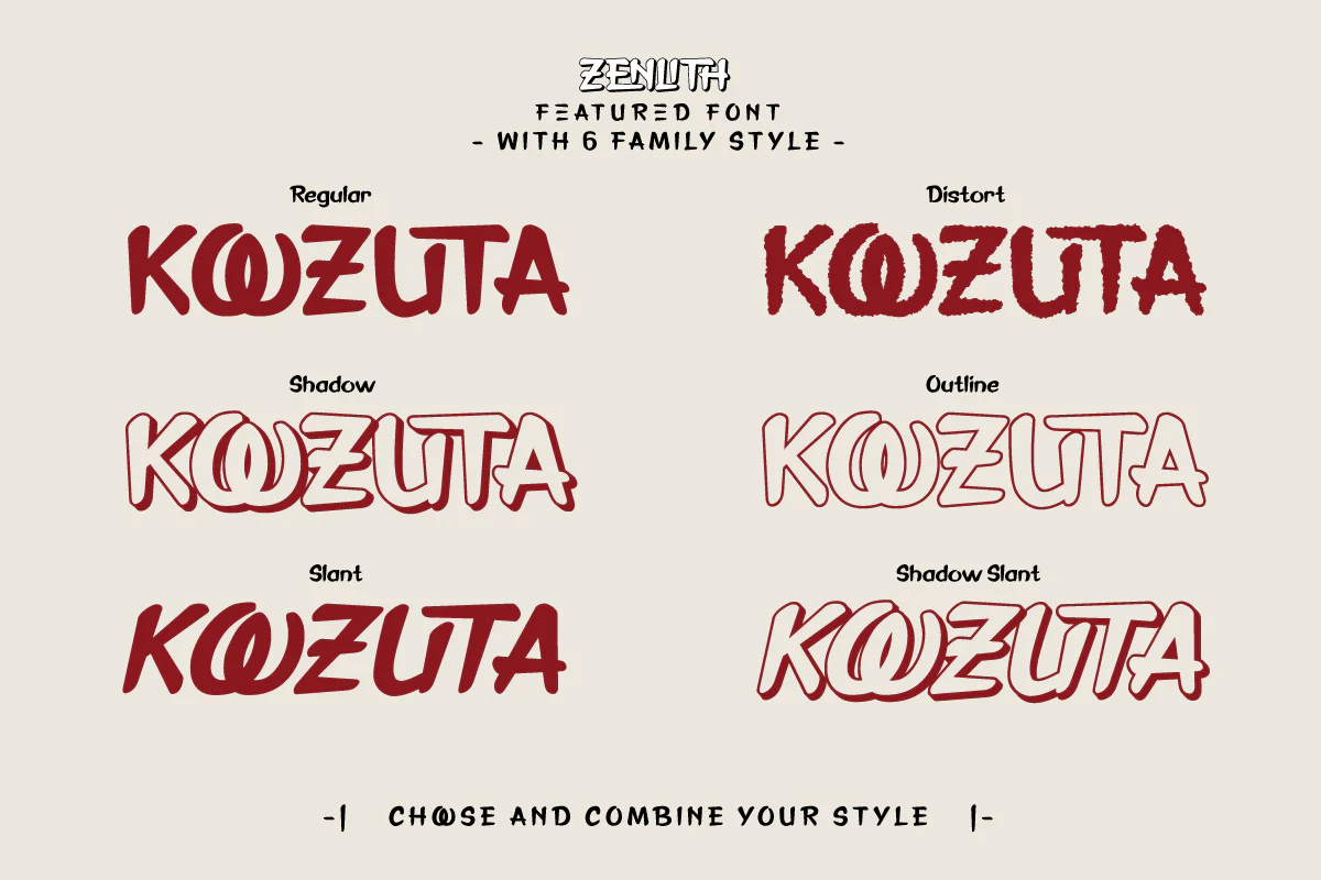 Zenlith - Japan Display Font - Image 10